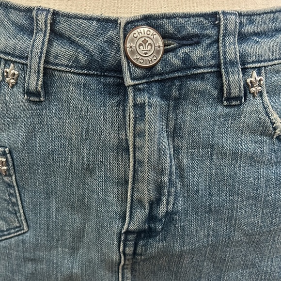 Vintage Light wash denim mini skirt women’s size 9 - Picture 4 of 8